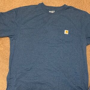 Carhartt Men's Heather Blue Short Sleeve Tee